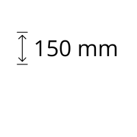 Výška 150 mm