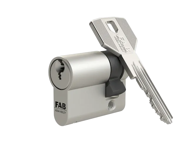Cylindrická vložka Assa Abloy FAB 3*** 40+10 mm, RC3/BT3, 5 klíčů, saténový nikl