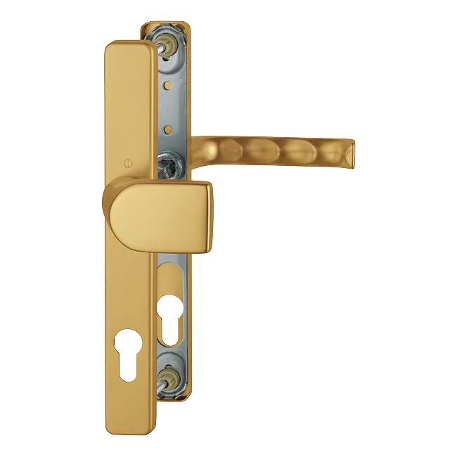 Dveřní štítové kování HOPPE London úzký štítek, PZ 92mm, 67-72, bronz