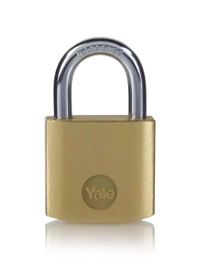 Visací zámek YALE Y110B/30/115/2, 3 klíče, mosaz