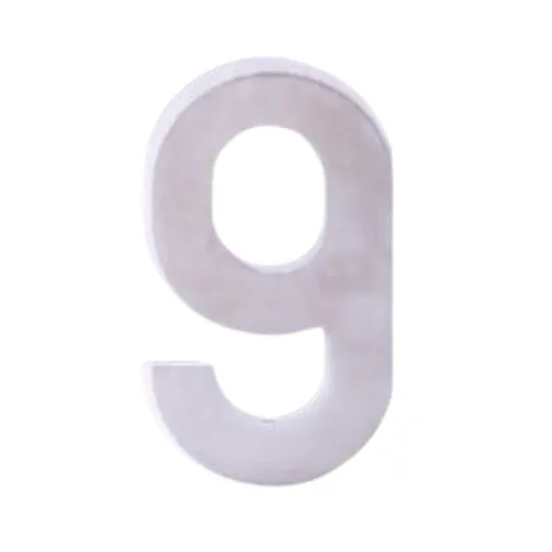 Domovní číslo COBRA číslice "9" 150 mm IN nerez