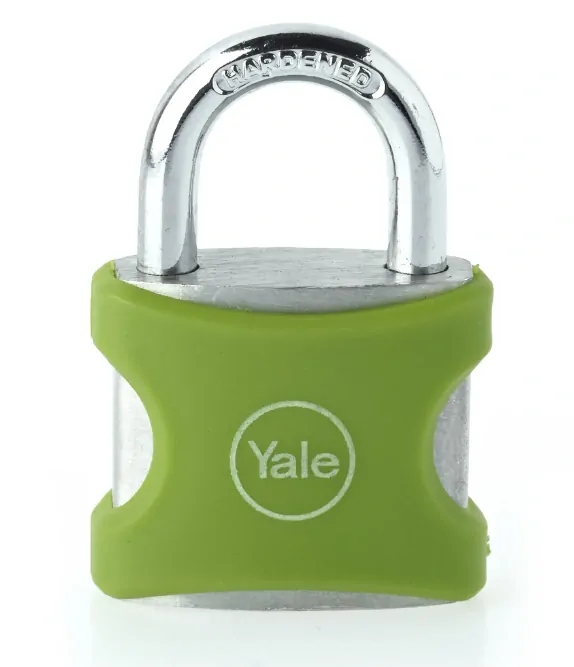 Visací zámek YALE 38 mm AL, zelený