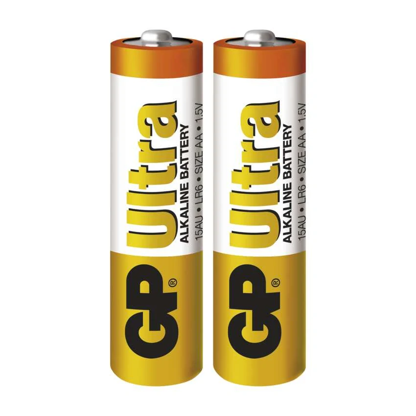 Tužková alkalická baterie GP Ultra AA (LR6), 2 ks