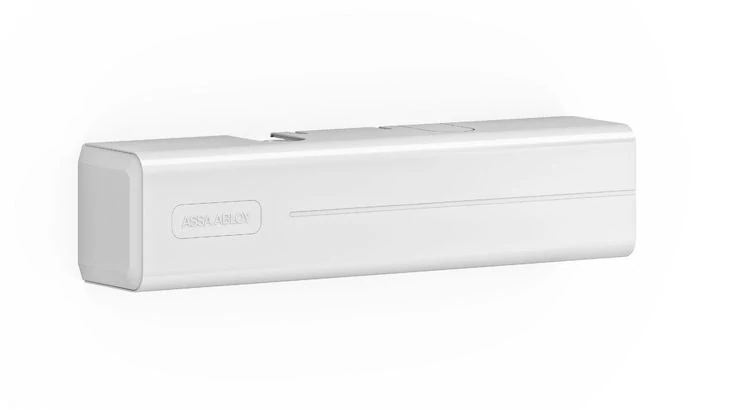 Dveřní zavírač s horní montáží Assa Abloy DC700DA EN 3-6 bez ramínka, bílý