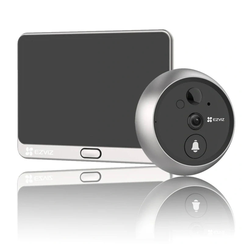 Wi-fi domovní kukátko s monitorem Ezviz DP2C CS-DP2C-A0-6E2WPFBS