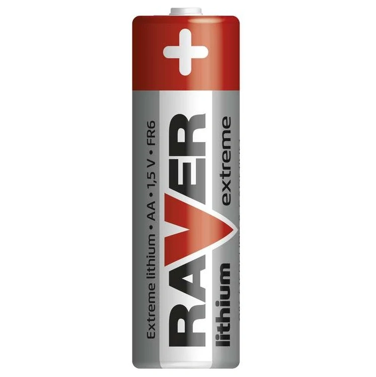 Tužkové baterie RAVER FR6 AA B7821, 1.5V, lithium, 2ks