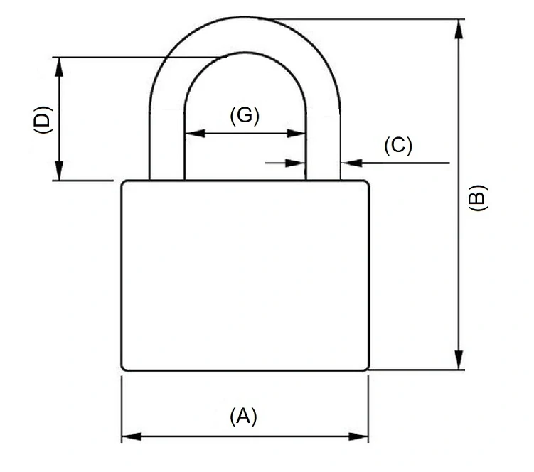 Visací zámek ABUS 727TI/40C