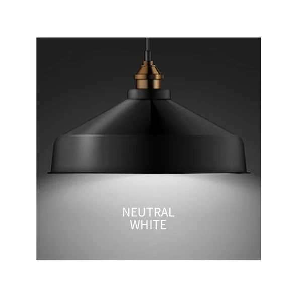 Žárovka GETI LED E27 12W A60, bílá, přírodní
