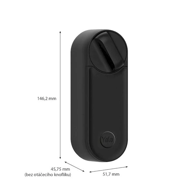 Chytrý zámek Yale Linus® Smart Lock L2, černá