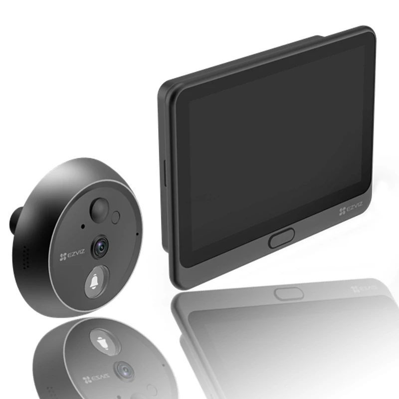 Wi-fi domovní kukátko s monitorem Ezviz HP4 CS-HP4-R100-6E2WPFBS