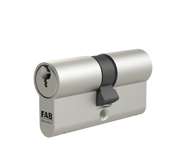 Oboustranná bezpečnostní cylindrická vložka FAB 3*** 50/65, RC3/BT3, 5 klíčů, saténový nikl