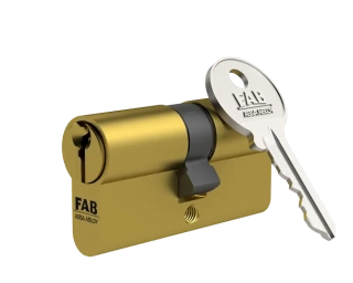 Oboustranná cylindrická vložka Assa Abloy FAB 1* 30+35 mm, BT1, 3 klíče, mosaz