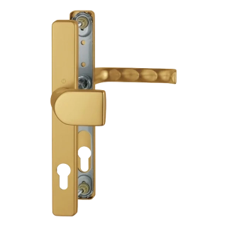 Dveřní štítové kování HOPPE London úzký štítek, PZ 92mm, 67-72, bronz
