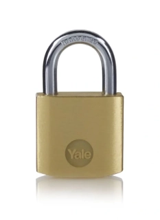 Visací zámek YALE Y110B/30/115/2, 3 klíče, mosaz