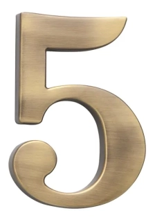 Domovní číslo Cobra "5" OFS, 10 cm