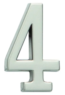 Domovní číslo Cobra "4" ONS, 10 cm