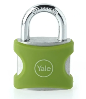 Visací zámek YALE 38 mm AL, zelený