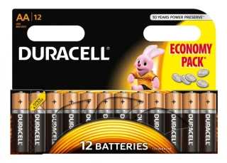 Tužkové baterie Duracell Basic 12ks AA 42305