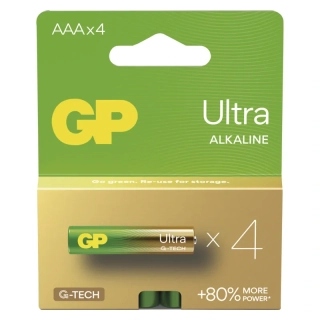 Tužkové baterie GP ULTRA AAA LR03, 4 ks