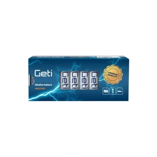 Tužková baterie GETI AAA, LR03, alkalická, 1.5V, 10 kusů
