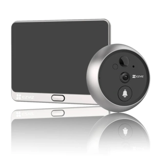 Wi-fi domovní kukátko s monitorem Ezviz DP2C CS-DP2C-A0-6E2WPFBS